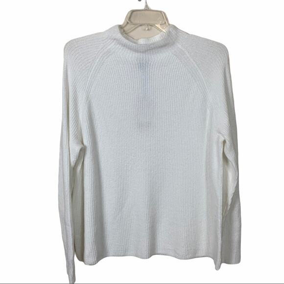 Halogen Mock Neck Sweater Ivory Size 1X Plus Size - Picture 1 of 8